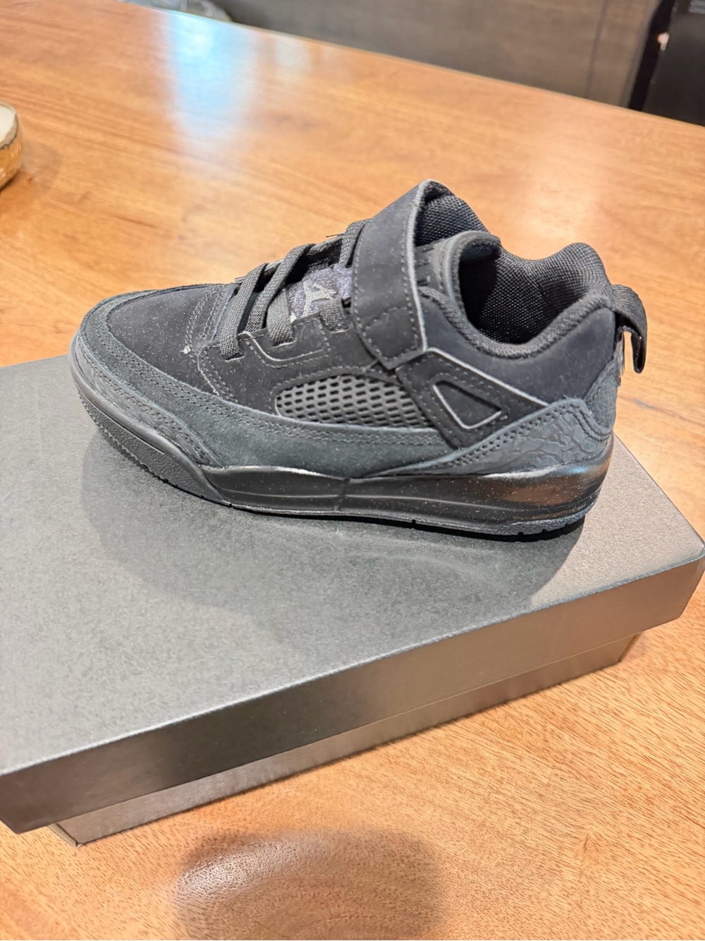 Jordan Kids Black Suede & Mesh Sneakers